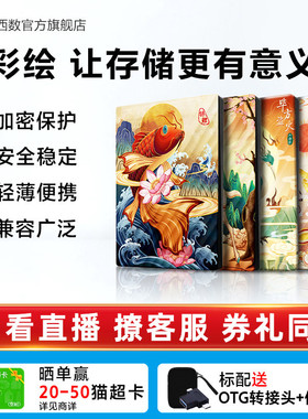 WD西数移动硬盘5t电脑外置外接机械大容量存储彩绘 生肖祥瑞篇