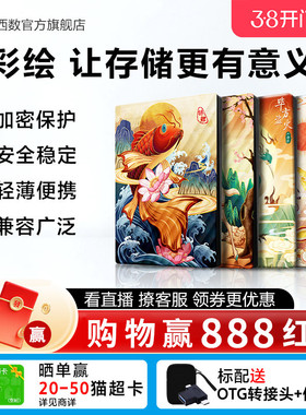 WD西数移动硬盘5t电脑外置外接机械大容量存储彩绘 生肖祥瑞篇