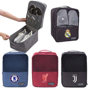 尤文巴萨梅西C罗鞋袋 足球队热刺皇马切尔西利物浦足球鞋收纳袋子