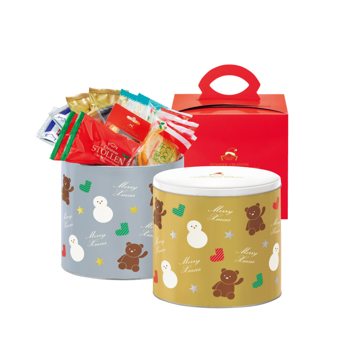 满200日本直邮GATEAU FESTA HARADA圣诞限定 法式黄油面包干