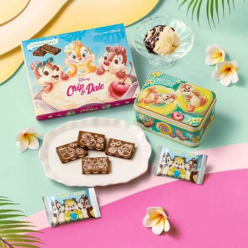 满200包直邮 日本TOKYO BANANA东京香蕉CHIP&DALE联名夹心饼干