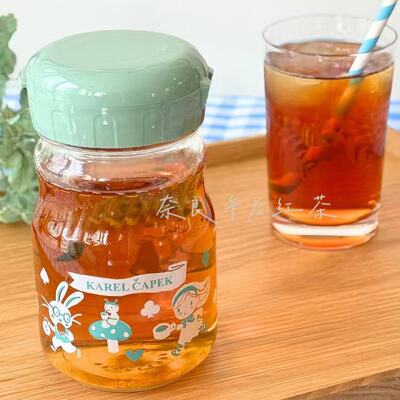 日本山田诗子Karel Capek夏季限定爱丽丝冷泡玻璃杯冷泡壶400ml