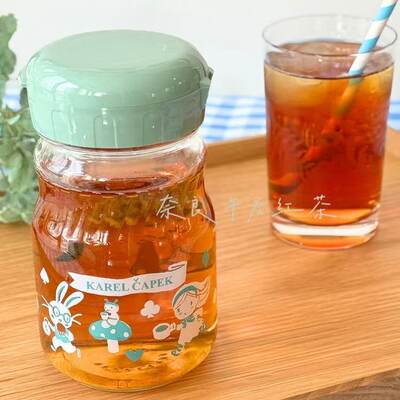 日本山田诗子Karel Capek夏季爱丽丝冷泡玻璃冷泡壶400ml