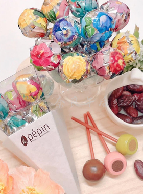 满200日本直邮表参道bonbons chocolate 坚果酱夹心棒棒糖巧克力