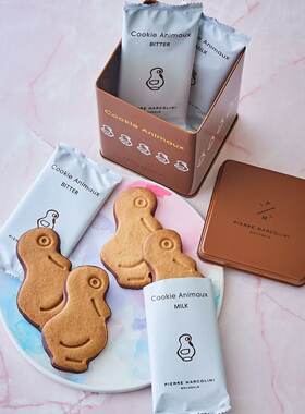 日本直邮比利时布鲁塞尔巧克力大师PIERRE MARCOLINI巧克力曲奇罐