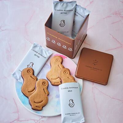 日本直邮比利时布鲁塞尔巧克力大师PIERRE MARCOLINI巧克力曲奇罐