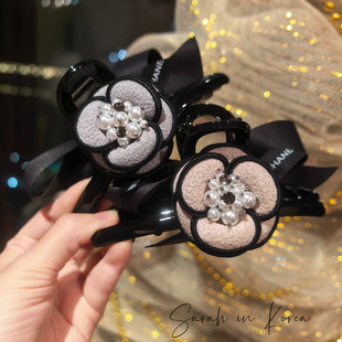 立体花朵大号发抓 Sarah Korea韩国 迷人通勤优雅都市丽人风格