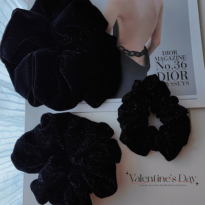 星光熠熠闪烁发圈大肠圈韩国