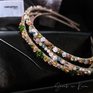 2026春夏新款 Sarah Korea韩国 彩钻细发箍 苏家超漂亮