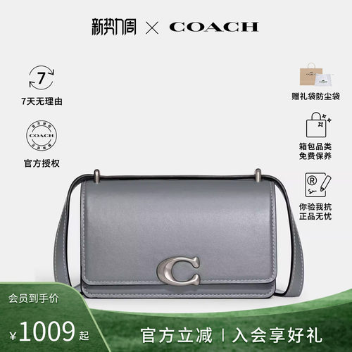 COACH/蔻驰BANDIT纯色字母徽标女士时尚简约百搭单肩斜挎包CD724