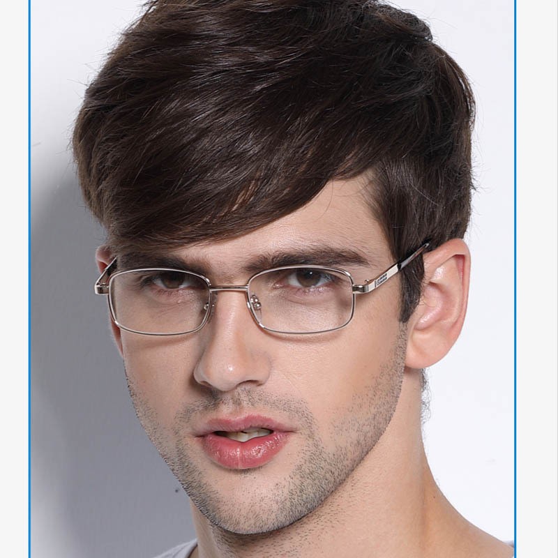 纯水晶老花镜金属眼镜