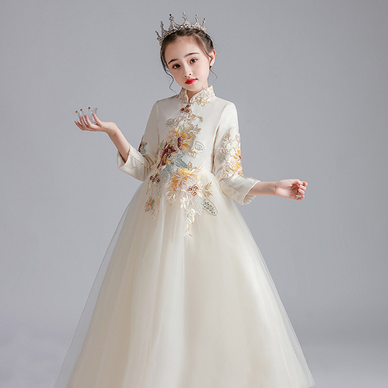 中式儿童礼服礼服公主