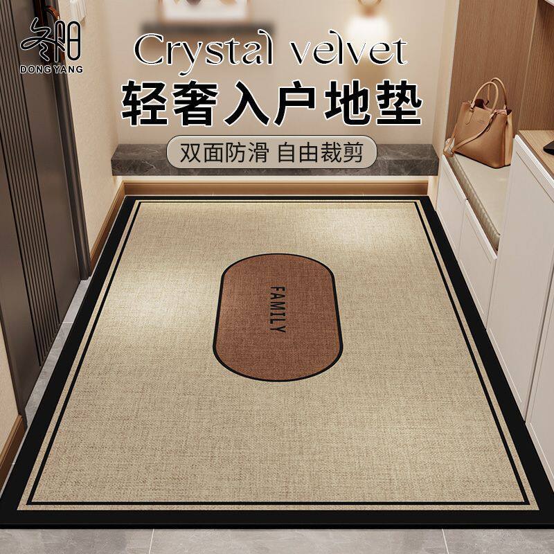 新品入户门地垫感进门地毯玄关耐脏防滑脚踏垫家用门厅可裁剪垫子