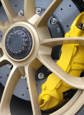 前6后4活塞碳纤维刹车卡钳碟适用于保时捷 taycan 911 718