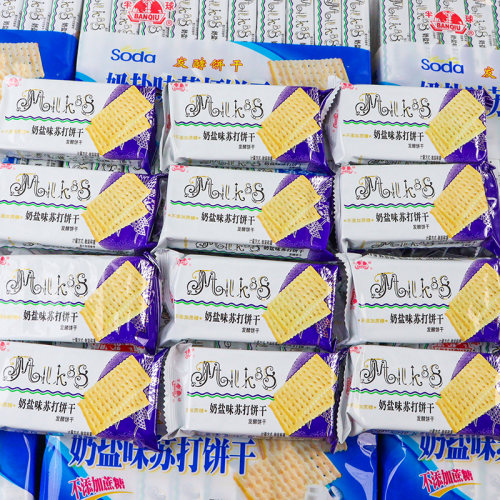 半球味丹奶盐味苏打饼干445g