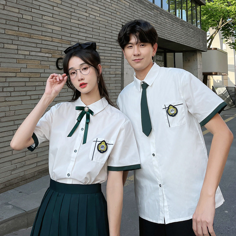 学院风JK制服高中生夏季套装图片