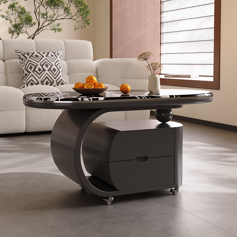 新款轻奢小户型客厅家用移动茶几