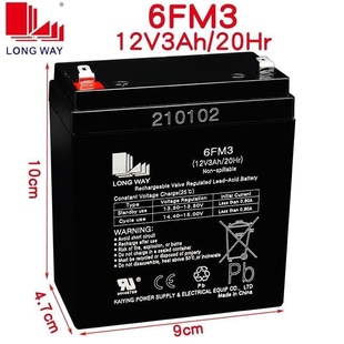 龙威12V3AH蓄电池6FM3万利达音响原装电池贝德户外音箱电瓶4.5AH