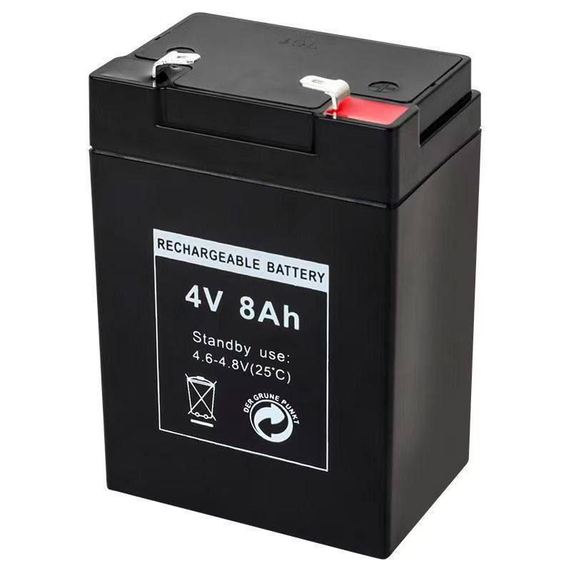 4v8ah蓄电池电子称电瓶替4v6ah4v75ah手电筒4v4ah电子蓄电电池