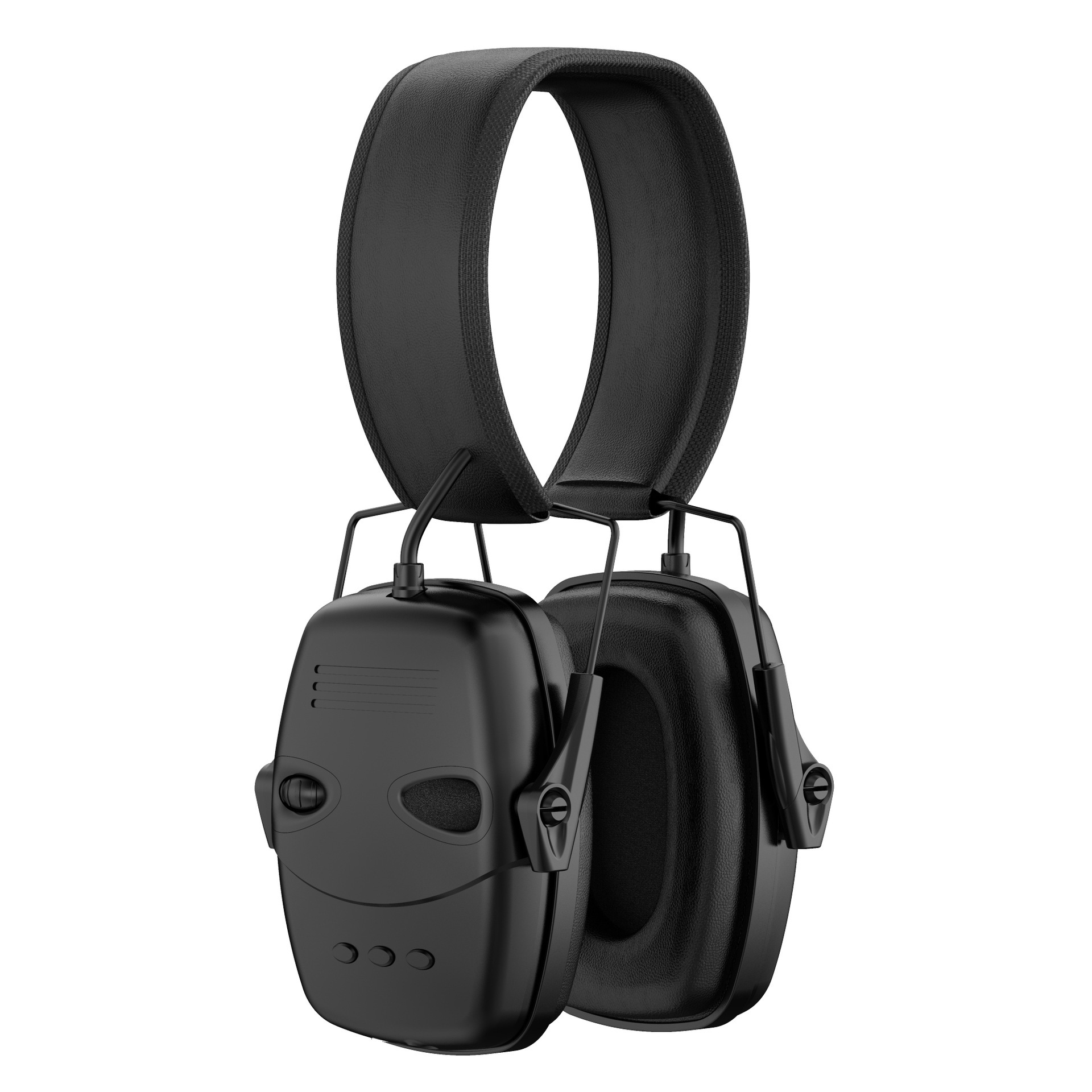 拾音降噪耳机干电池版户外射击头戴式电子防护耳罩CS打靶战术隔音