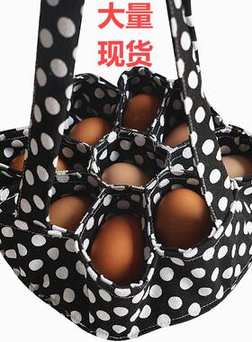 新品Eggs Collecting Basket收集鸡蛋的篮子鸡蛋收集篮收纳帆布袋