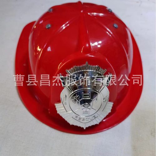 儿童消防员塑料可调帽玩具