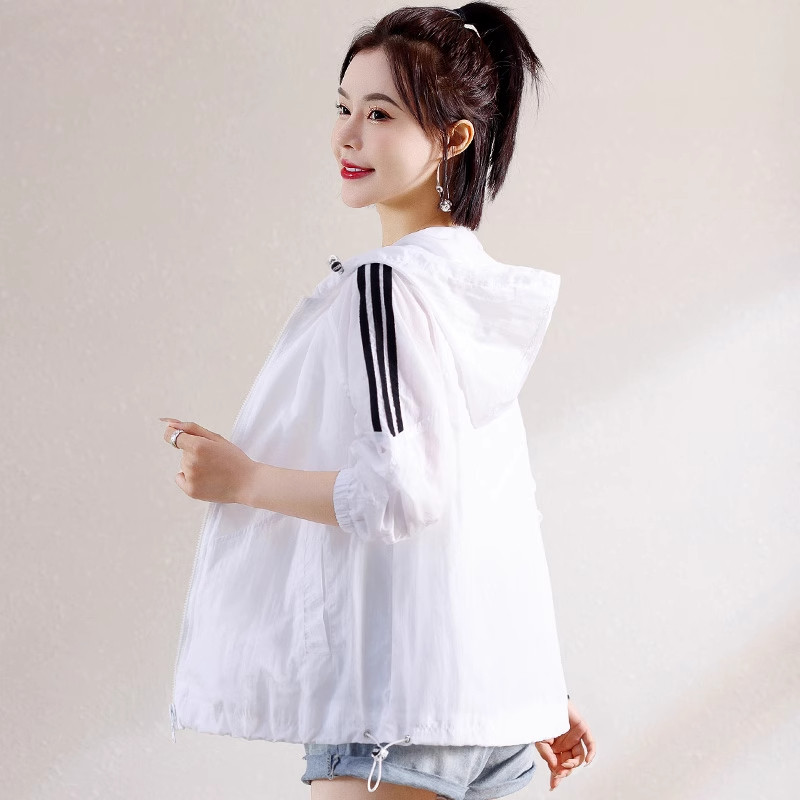 2026薄款透气防晒衣女新款韩版休闲防晒服时尚流行bf薄外套女夏