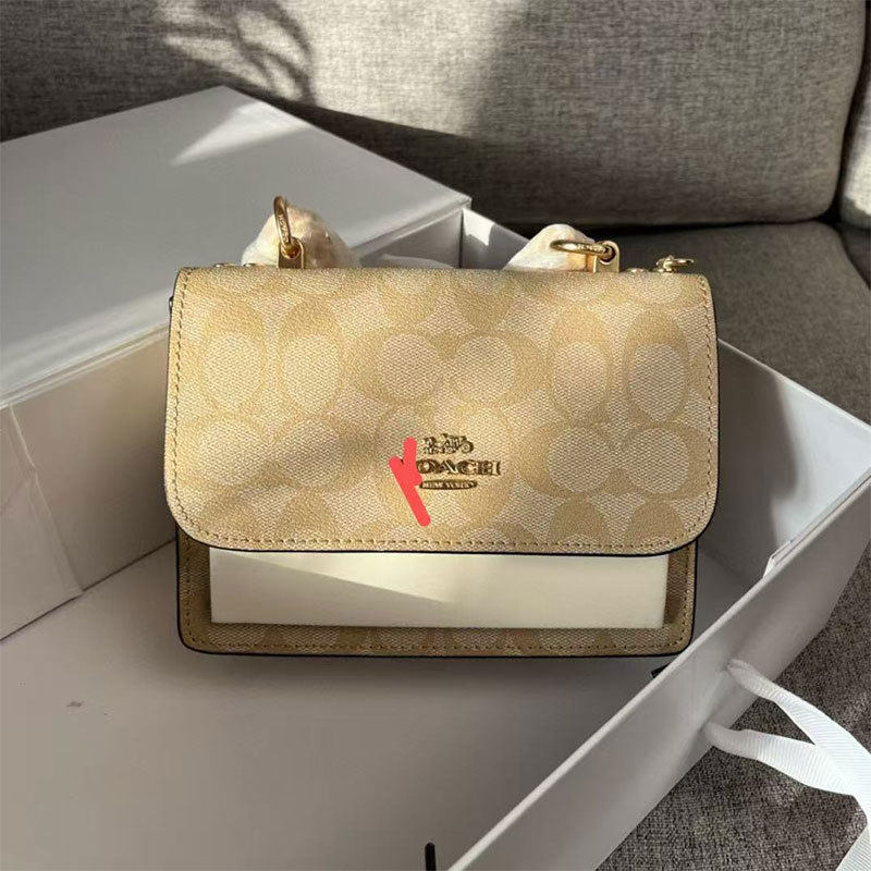 C家新款时尚女包Klare mini风琴包经典款铆钉印花单肩斜挎手提包,箱包皮具/热销女包/男包,小方包,淘宝优惠券,粉丝福利购,淘宝优惠卷