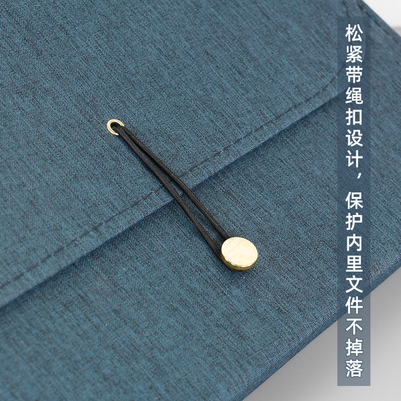 천으로 덮인 13겹 아코디언 가방 다층 폴더 정보 가방 A4 사무용품 대용량 학생 시험지 보관 가방