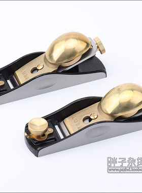 LUBAN/鲁班 欧式木工铸铁刨 纯铜盖板 短刨 12度 20度 金属刨