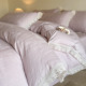 60S全棉水洗提花立体浮雕花边款 四件套纯棉轻奢风被套床上用品