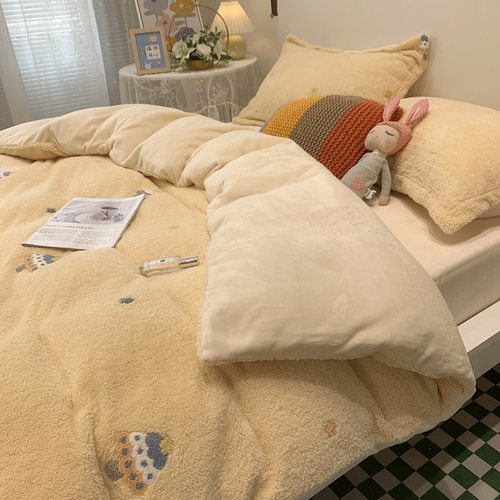 加厚保暖1件泰迪绒卡通