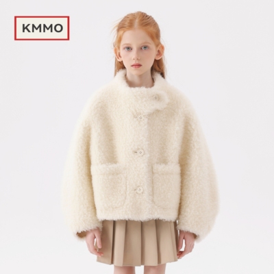 儿童皮草外套2025秋冬季短款