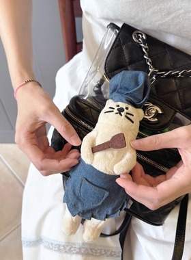 24 hatch otter原创水獭刺绣玩偶挂件