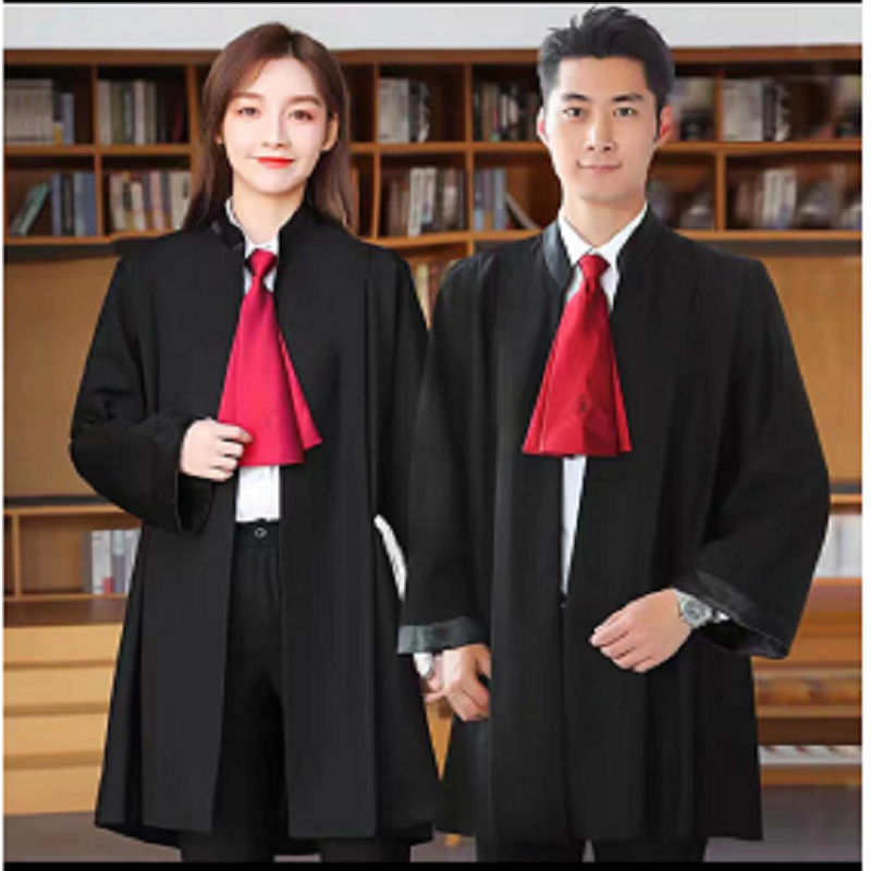儿童普法教育模拟法庭全套服装角色扮演法官服律师袍辩论赛演出服