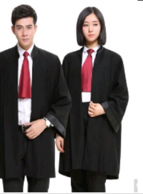 儿童普法教育模拟法庭全套服装角色扮演法官服律师袍辩论赛演出服