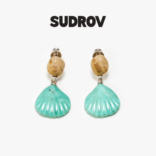 SUDROV/素觉2026S/S新品 不一样的温柔 Lucky Sign系列绿松石耳坠