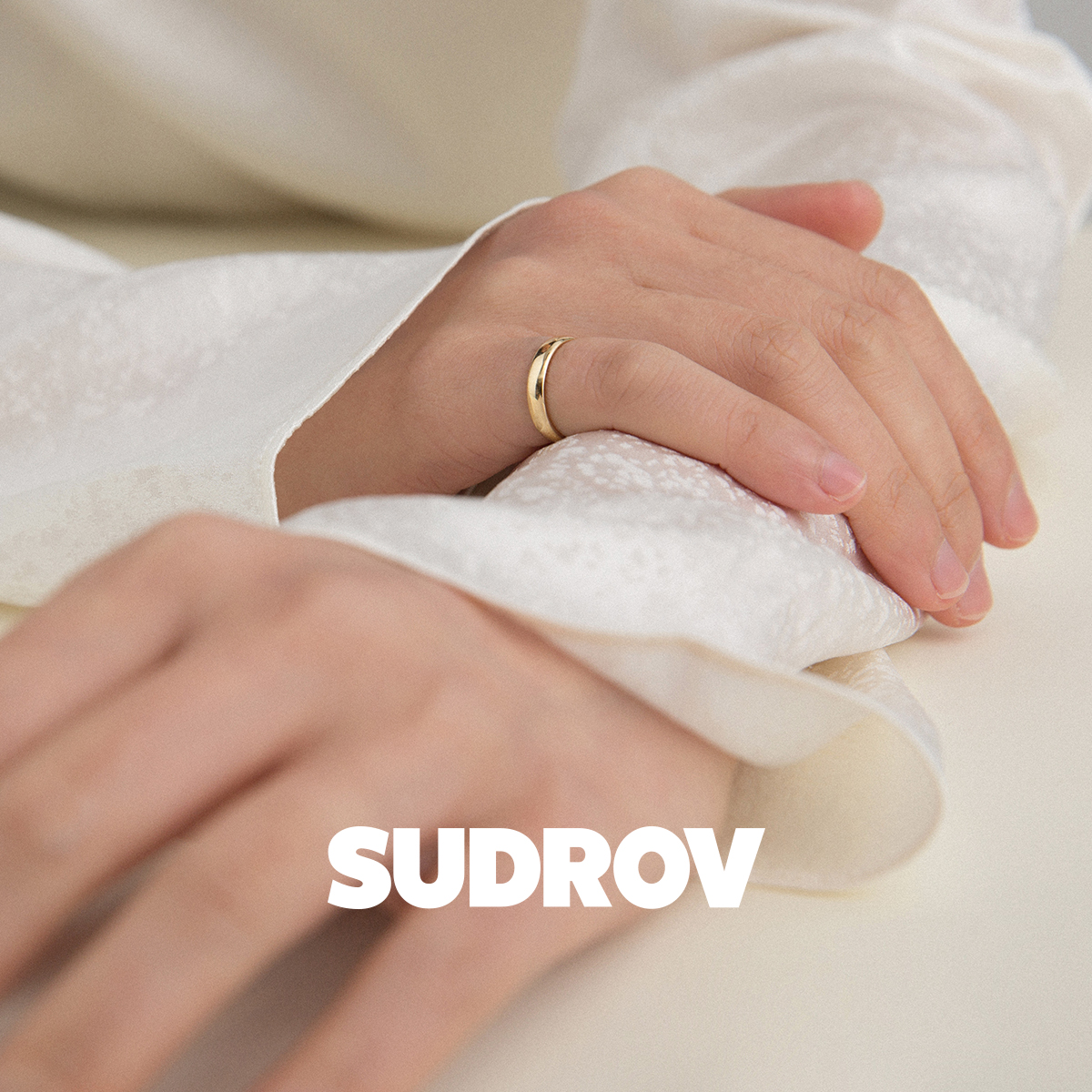 SUDROV素觉轻奢18K金尾戒