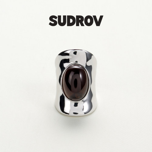 SUDROV素觉指环素觉水晶小众设计