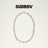 SUDROV素觉珍珠项链女送女友颈链锁骨链叠戴choker时尚 毛衣链 短款