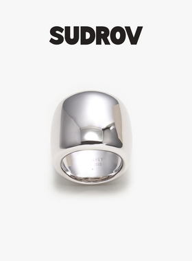 SUDROV/素觉2025F/W光不炽烈但恒久 时尚宽戒指925银简约个性戒指