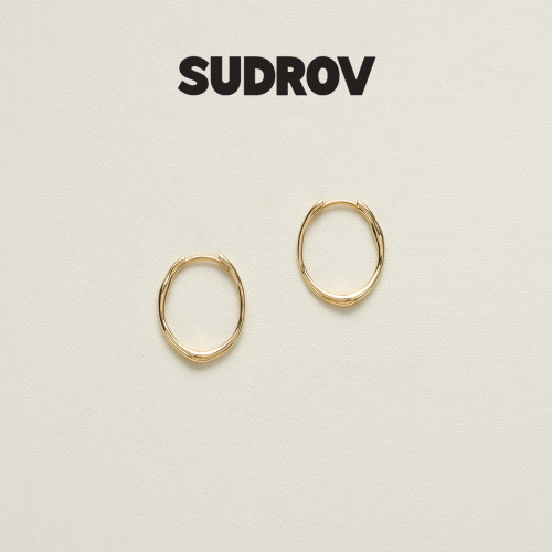 SUDROV素觉18K金耳环小众设计款