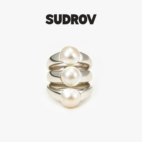 SUDROV/素觉马贝系列三层马贝戒指