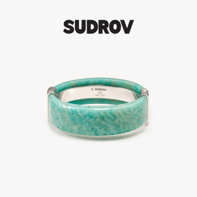 SUDROV/素觉Earth's Grace™大地的优雅系列天河石手镯时尚玉镯子