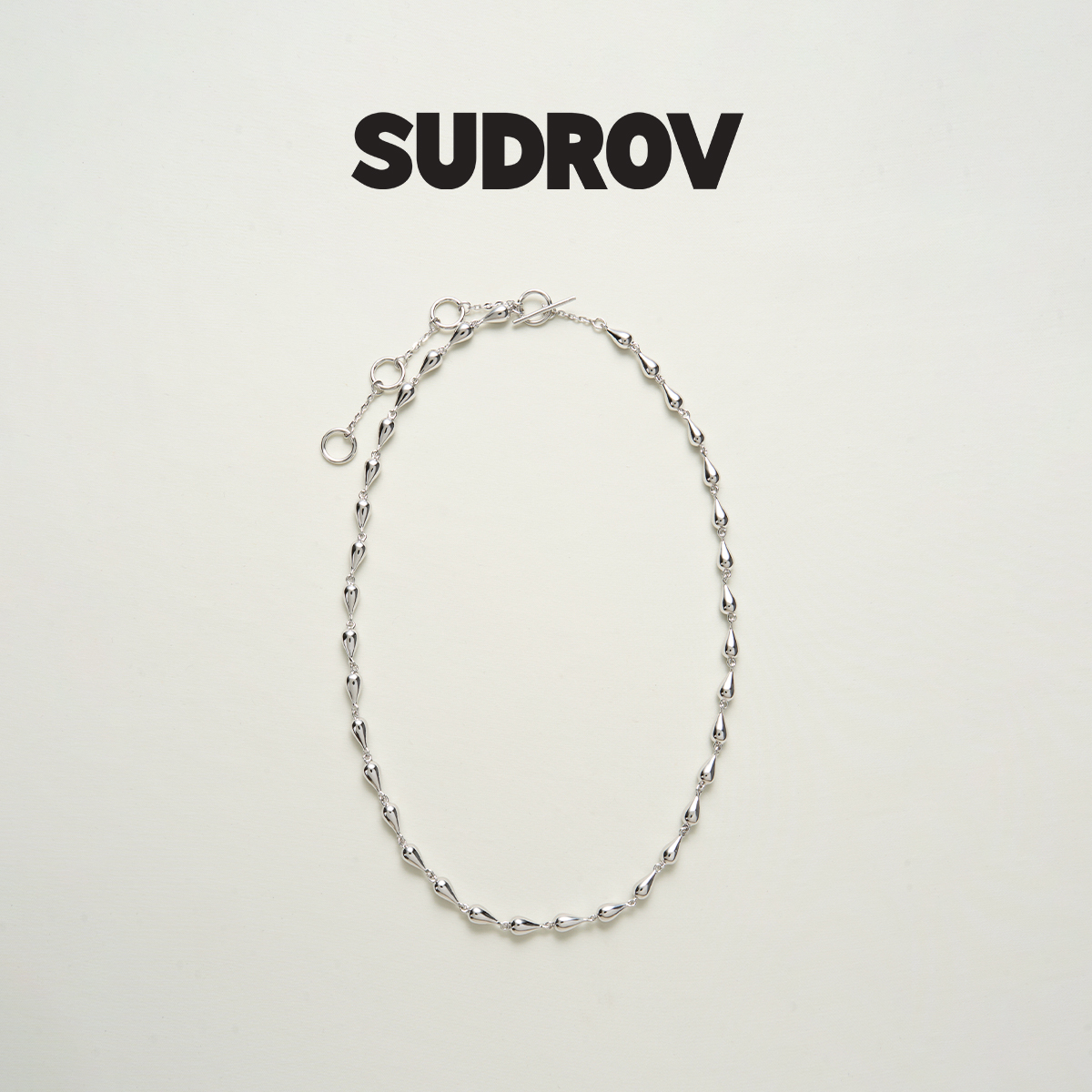 SUDROV素觉925银手工感项链女