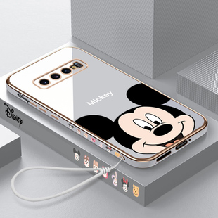 轻奢防摔Samsung高级男女款 电镀手机套盖乐世S十卡通米奇s1o Galaxys10 适用三星s10十手机壳新款