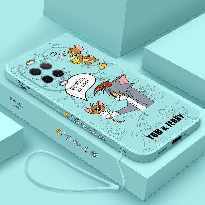 适用华为nova15手机壳卡通猫和老鼠nova15pro硅胶保护套novo15全包防摔软壳15ultra液态个性创意男女款