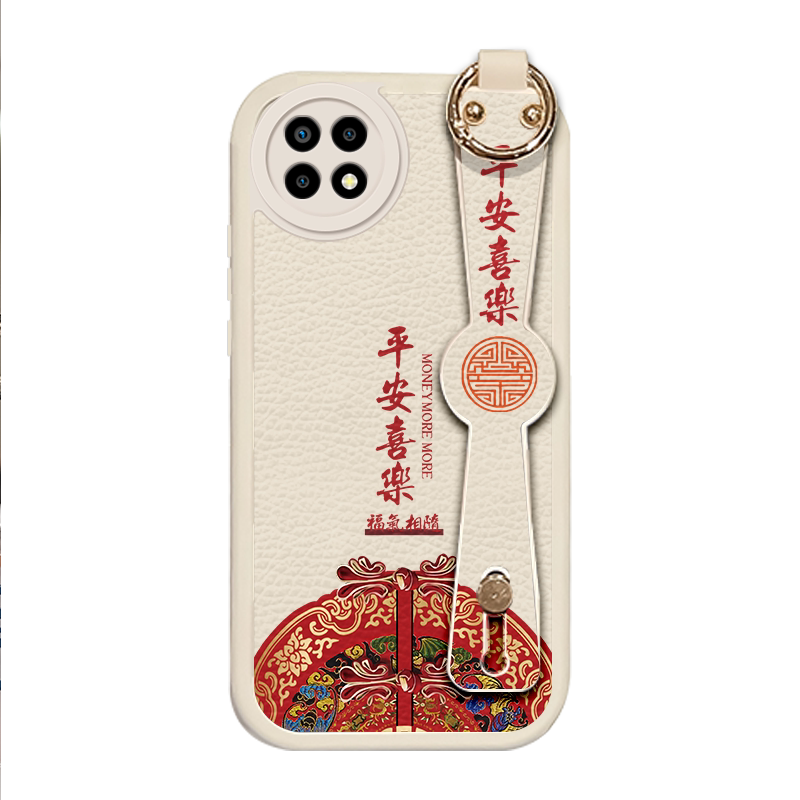 oppoa72小羊皮手机壳腕带