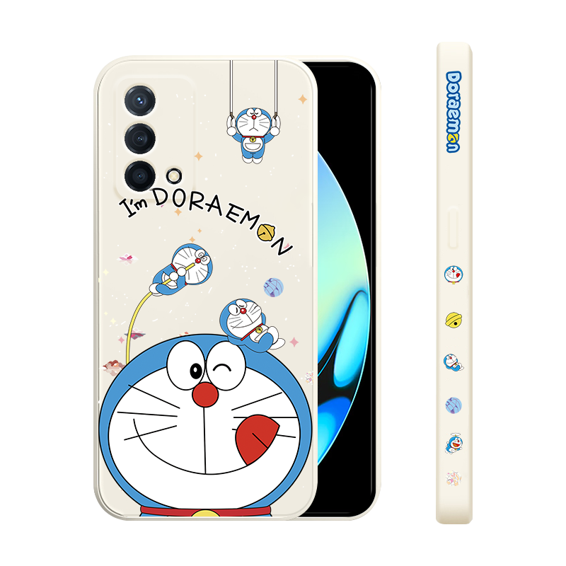 适用oppok9手机壳新款液态硅胶k9pro保护套k9s超薄可爱哆啦A梦k9x全包防摔男女款K九个性创意0pp0时尚高级感