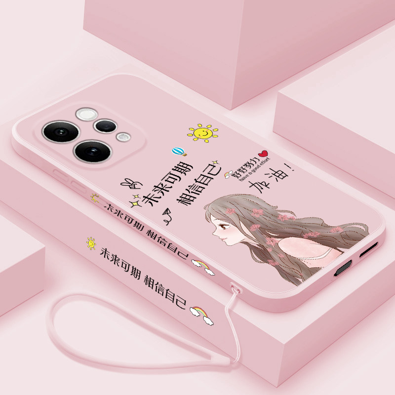 适用vivos50手机壳新款s50promini液态硅胶保护套S50Pro迷你网红超火女款未来可期V2528A时尚全包防摔软壳